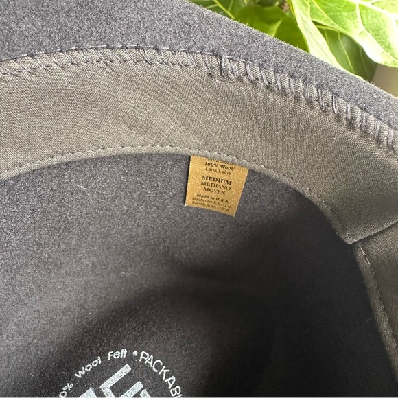 Tiger Pride Men’s Vintage 100% Wool Black Gambler Style Fedora - Picture 7 of 10